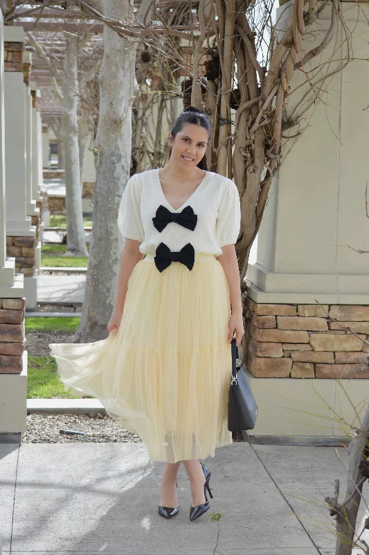 Price Drop Lucille Bow Sweater