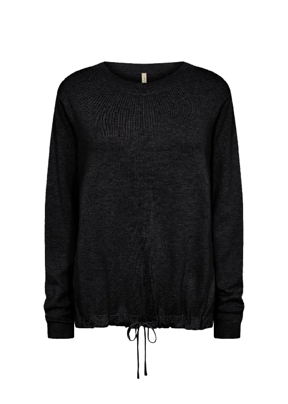 Value Deals Dollie 761 Long Sleeve Crew Neck Sweater - Black