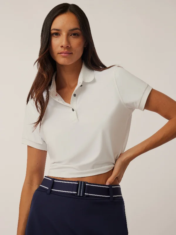Final Clearance Cropped Scarlett Polo