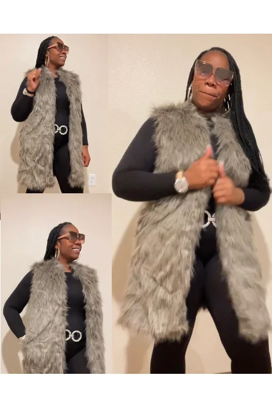Crazy Deals Fuzzy Feels Fur Vest