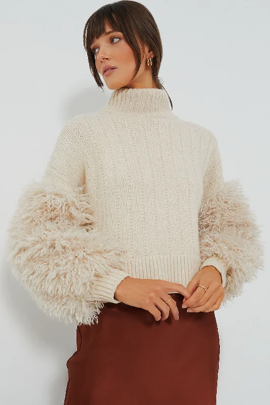 Sneak Peek Sale Faux Fur Turtleneck