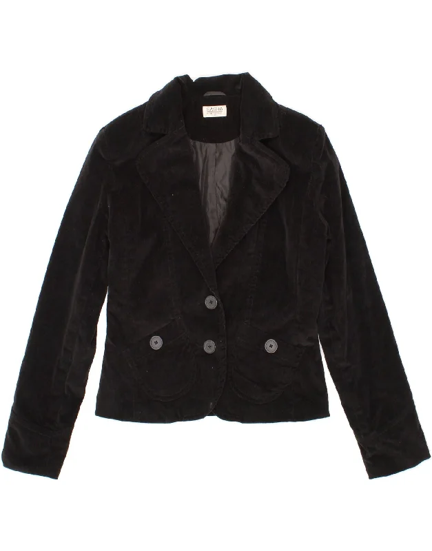 Exclusive Access VINTAGE Womens Corduroy 2 Button Blazer Jacket UK 10 Small Black Cotton Exclusive Access VINTAGE Womens Corduroy 2 Button Blazer Jacket UK 10 Small Black Cotton