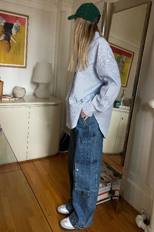 Blowout Sale OAK 02 RELAXED FIT STRAIGHT LEG CARGO JEAN
