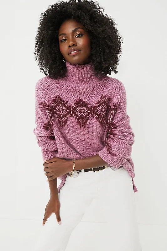 Online Exclusive Rose Benoite Turtleneck Sweater