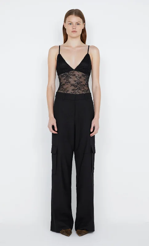 Act Fast SASHAY BODYSUIT - BLACK