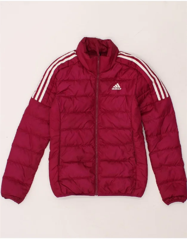 Stock Up and Save ADIDAS Womens Padded Jacket UK 4/6 XS Pink Polyester