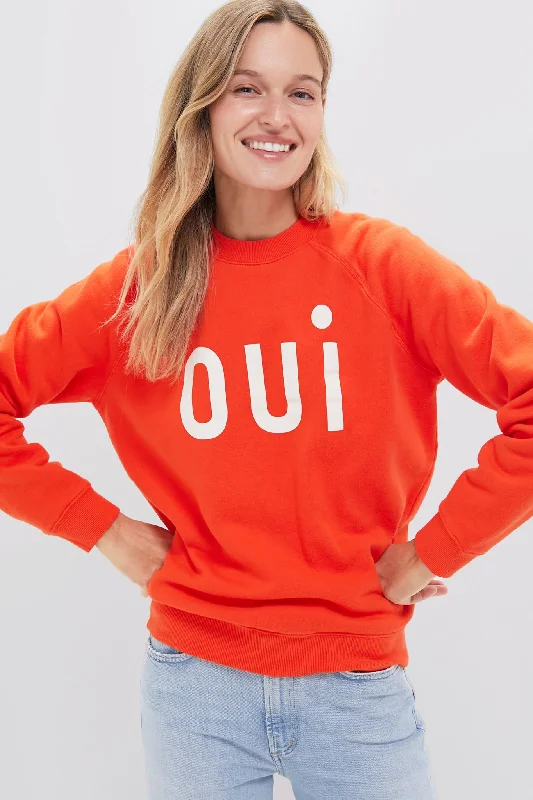 Weekend Savings Galore Blood Orange Oui Sweatshirt