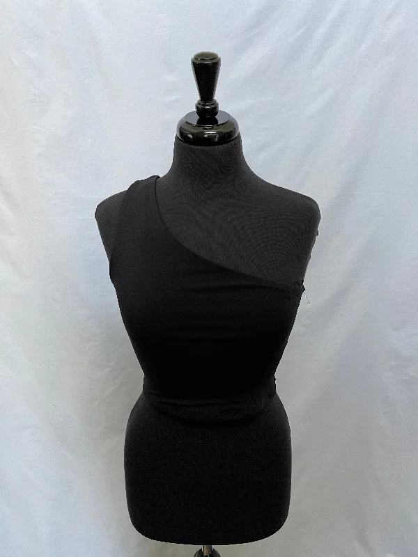 Weekend Deals That Spark Off The Shoulder Black Spandex Top