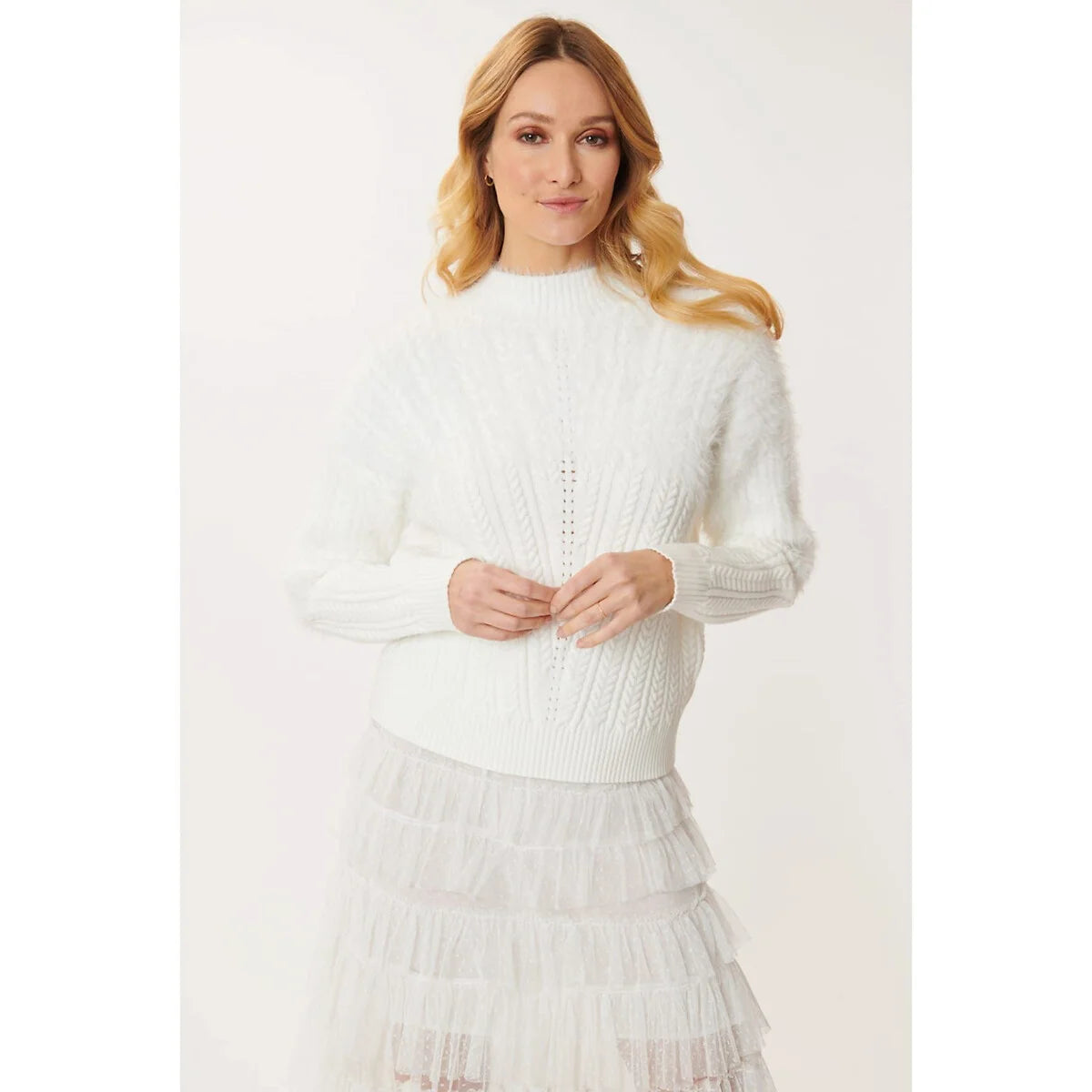 Act Fast Joyce Sweater - Winter White