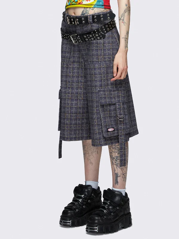 Weekend Deals That Wow Arlo Plaid Long Cargo Shorts