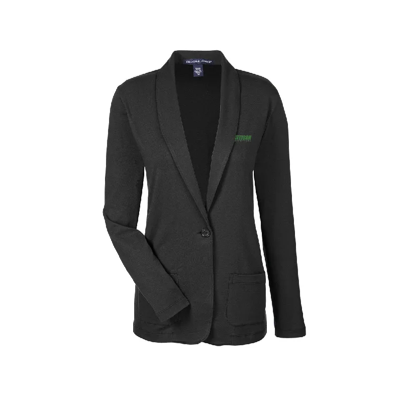 Markdown Sale Ladies Devon & Jones Perfect Fit Shawl Collar Cardigan