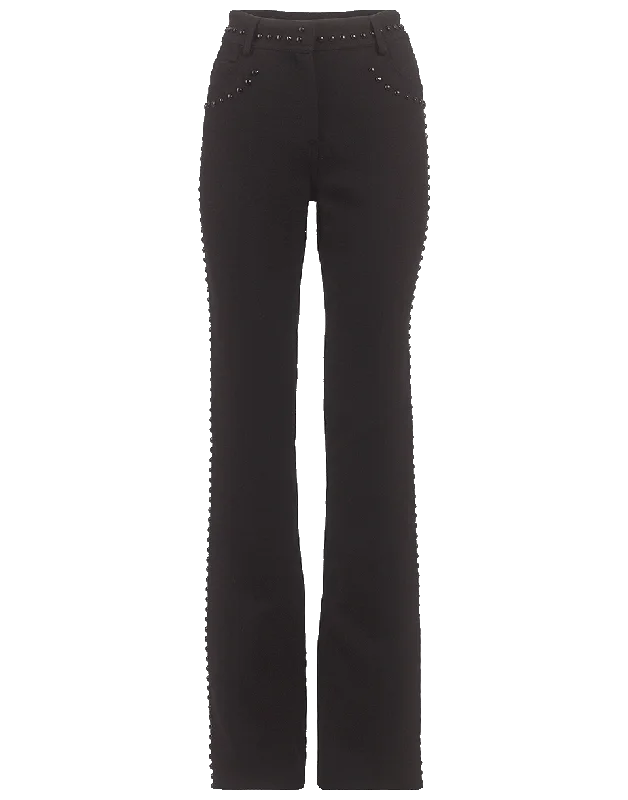 Weekend Shopping Extravaganza Studded Bootcut Jean