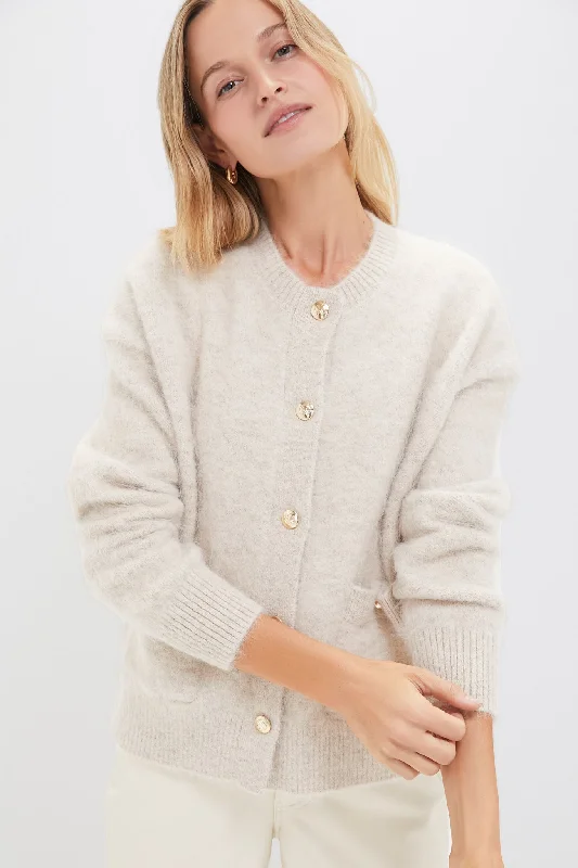 Crazy Savings Light Oat Bobbie Cardigan