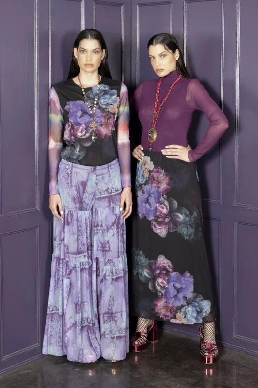 Deal of the Day Muted Floral Long Sleeve