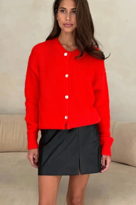 Special Discount Charli - Reyna Cardigan (pomegranate)
