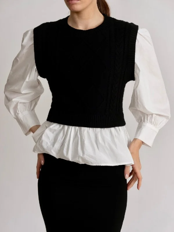 New Arrival LESLIE TOP (Black)