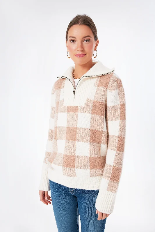 Weekend Offers That Delight Meadow Buffalo Check Saturday Pullover Sweater