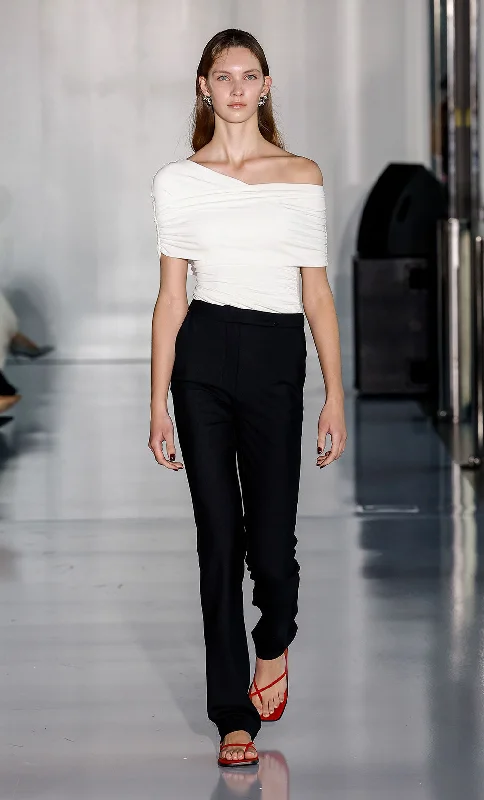 Fantastic Offers LARSEN DRAPE TOP - IVORY