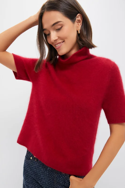 Exclusive Online Offer Lipstick Red Cuddle Turtleneck