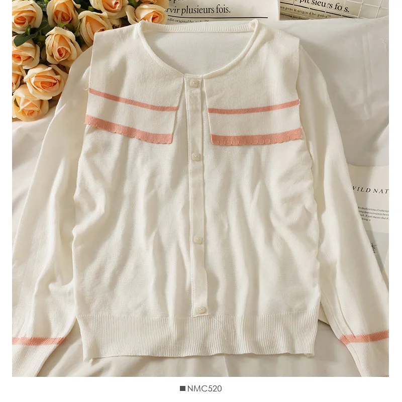 Great Bargain Pullover Top Women's new loose and thin doll neck sweater  2067