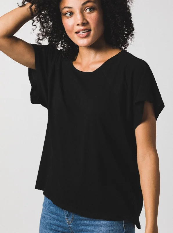 Shop Now Women's Raglan Crew - Black