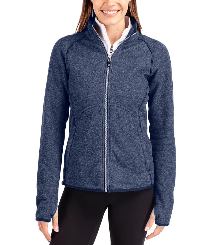Loyalty Reward Cutter & Buck Mainsail Sweater-Knit Womens Full Zip Jacket by Cutter & Buck Apparel