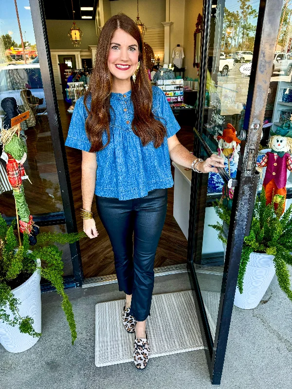 Weekend Discounts Worth Grabbing Dolly Denim Top