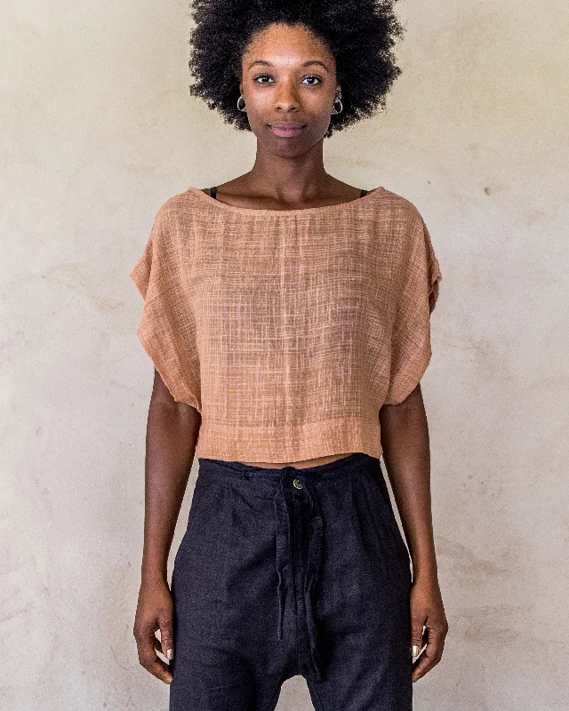 Price Buster Hayley Crop - Nude