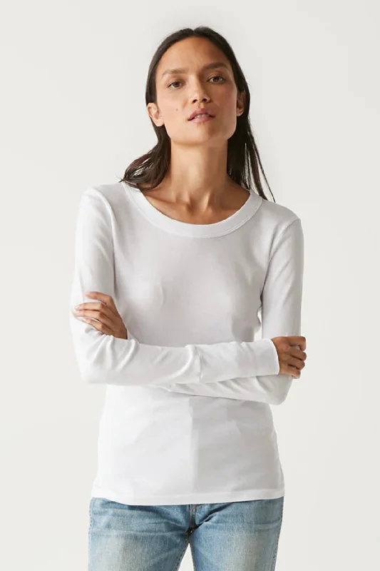 Super Sale Michael Stars - Kelso Long Sleeve Crew