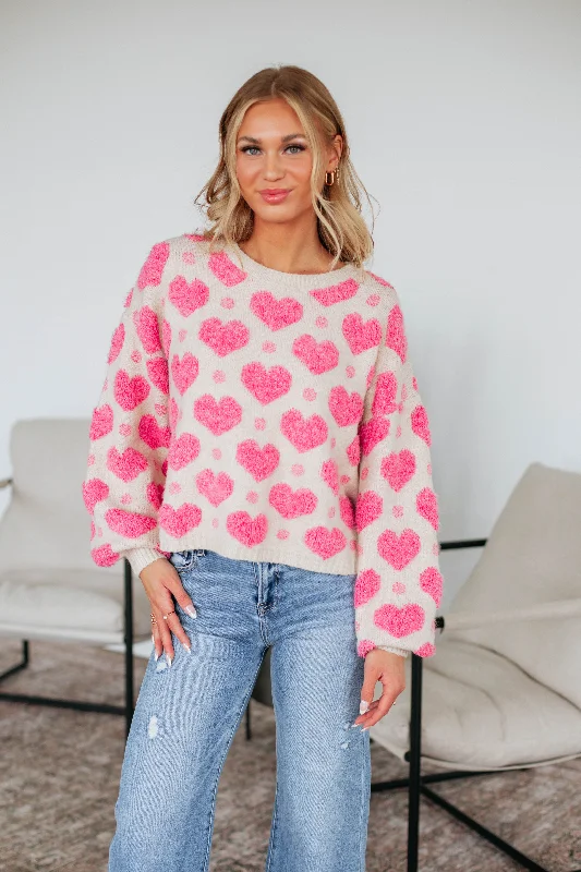 Weekend Discounts to Grab Love Yourself First Sweater - Bubblegum