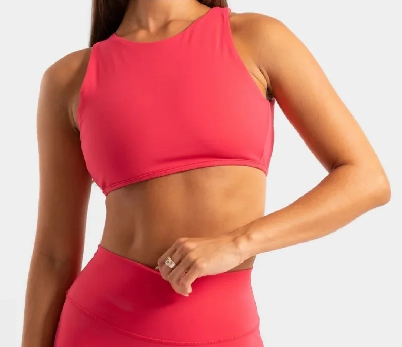 Act Now Raspberry Sorbet back less crop