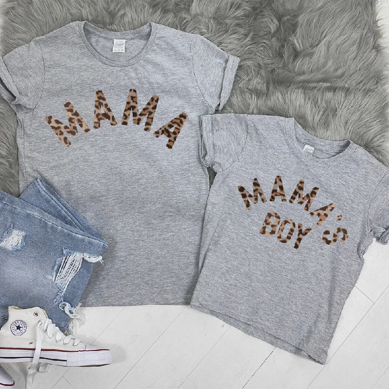 Exclusive Deal Mama & Mama's Boy Leopard T-Shirts (MRK X)