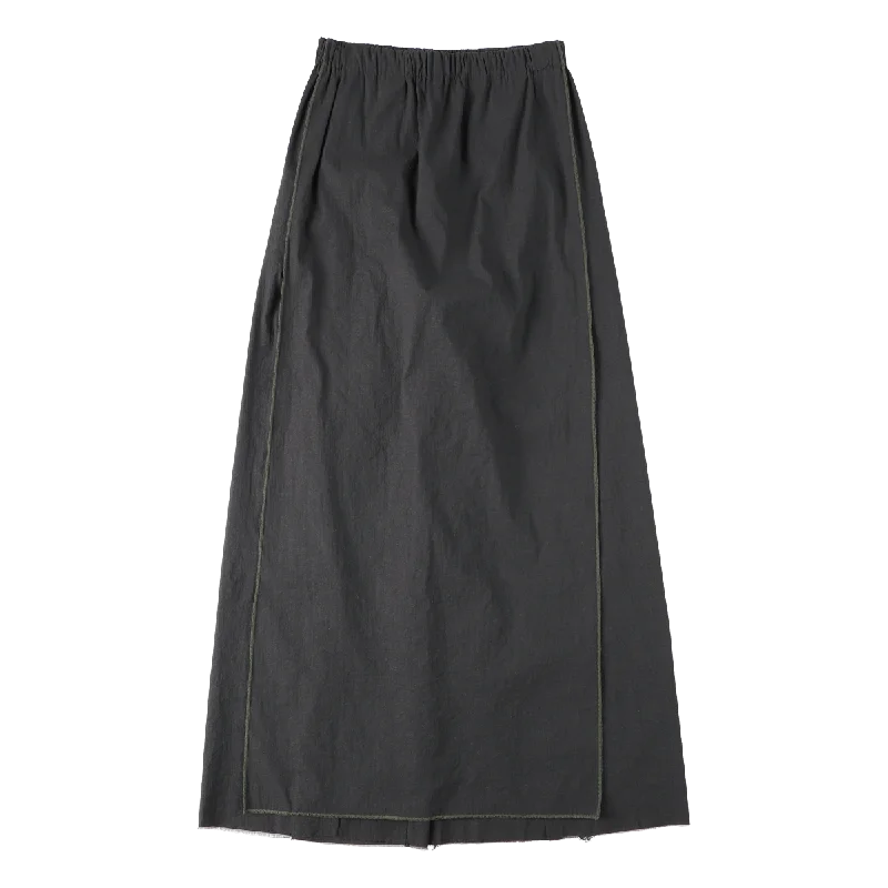 Online Specials PAPER ROLLED PANTS / BLACK