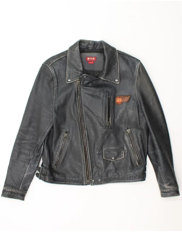 Weekend Discounts to Delight MUSTANG Womens Graphic Leather Biker Jacket UK 16 Large Grey Leather Weekend Discounts to Delight MUSTANG Womens Graphic Leather Biker Jacket UK 16 Large Grey Leather