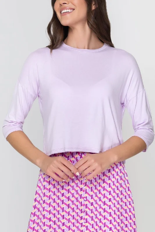 Special Price CROPPED TEE (LILAC)