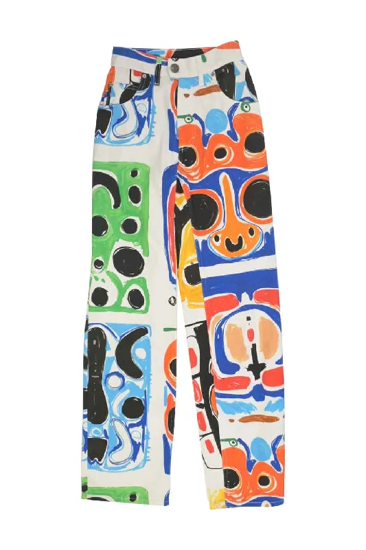 Quick Sale [WW37548] Charles Jeffrey Loverboy | Denim Pants