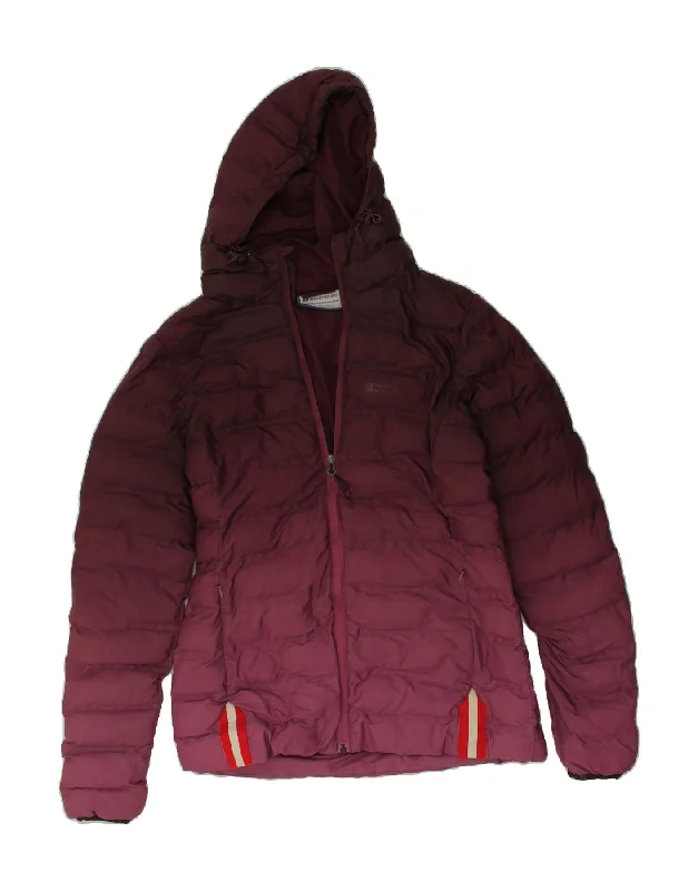 Inventory Reduction MOUNTAIN WAREHOUSE Womens Hooded Padded Jacket UK 12 Medium Burgundy Inventory Reduction MOUNTAIN WAREHOUSE Womens Hooded Padded Jacket UK 12 Medium Burgundy