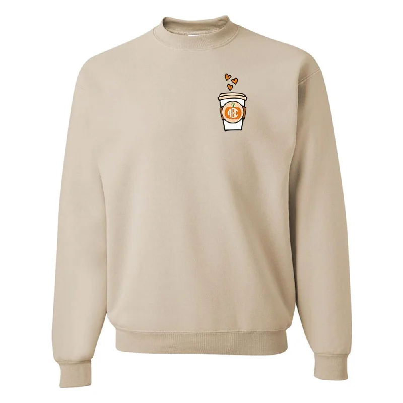 Special Price Monogrammed 'PSL' Crewneck Sweatshirt