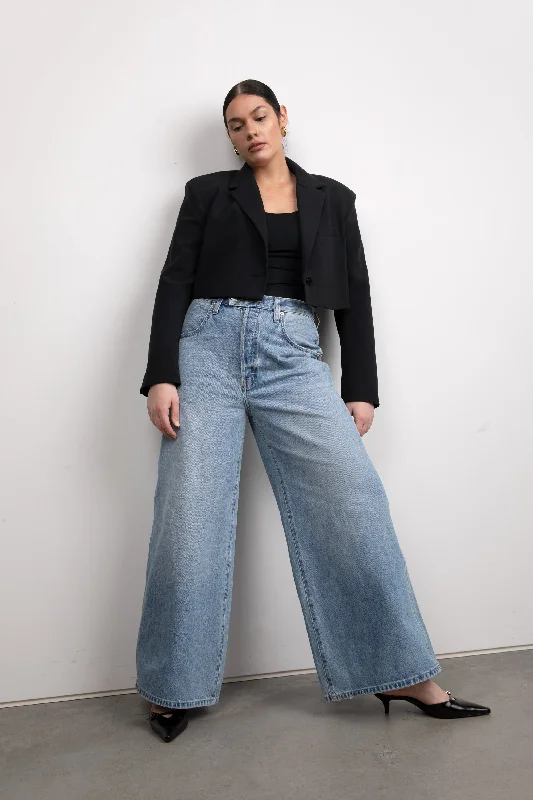 Don't Miss Out EXTRA BAGGY WIDE LEG UTILITY JEAN