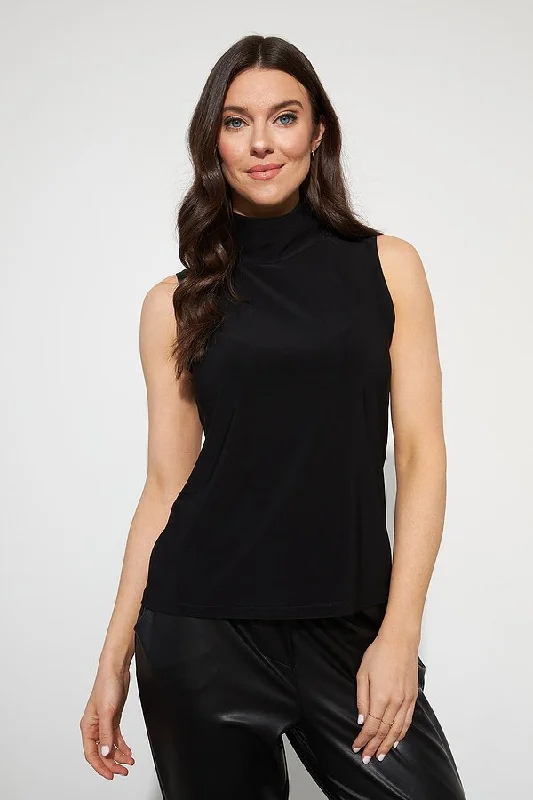 Weekend Discounts to Enjoy Joseph Ribkoff Sleeveless Mock Neck Top Style