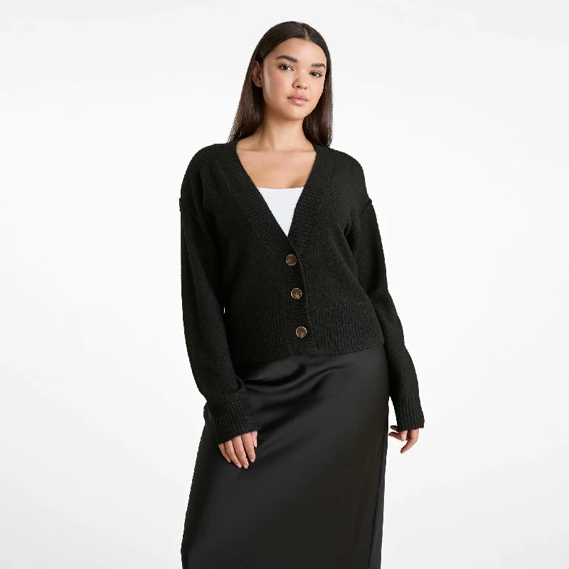 Weekend Savings Sensation Cozy Knit Cardigan | Black