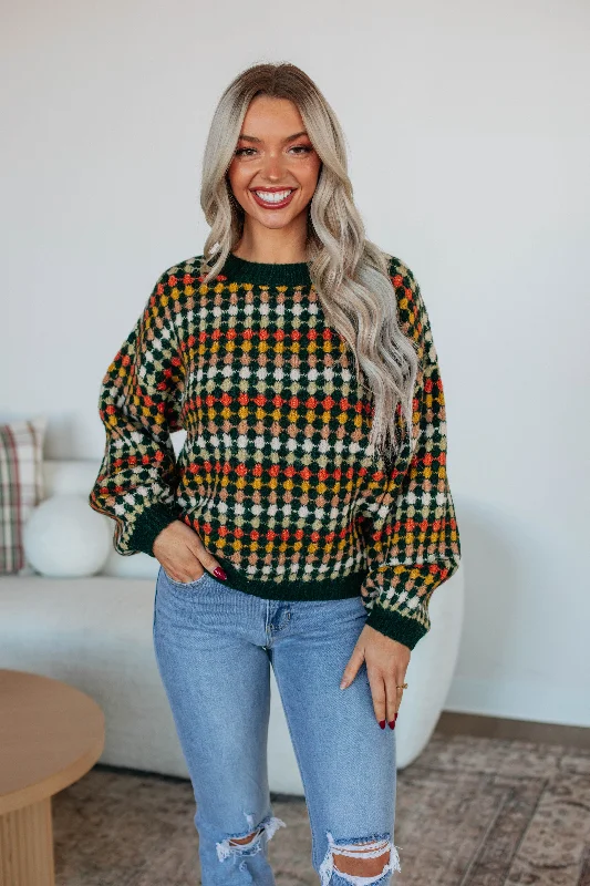 Now Available Raelle Sweater - Hunter Green