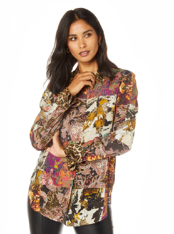 New Deal Robert Graham Long Sleeve Gabriela Print Shirt