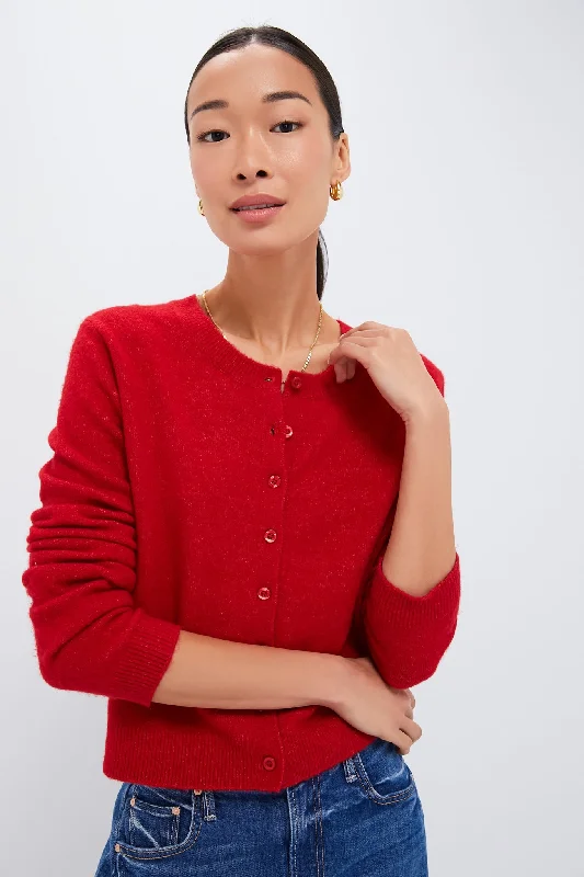 Flash Deals Haute Red Outlook Cardigan