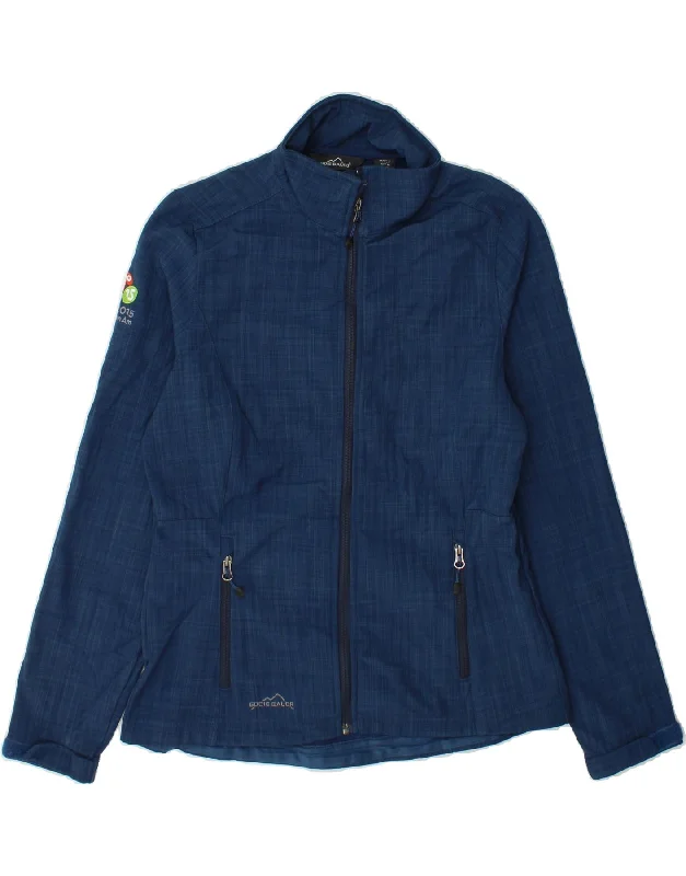 New Markdowns EDDIE BAUER Womens Windbreaker Jacket UK 10 Small Blue Check Polyester New Markdowns EDDIE BAUER Womens Windbreaker Jacket UK 10 Small Blue Check Polyester