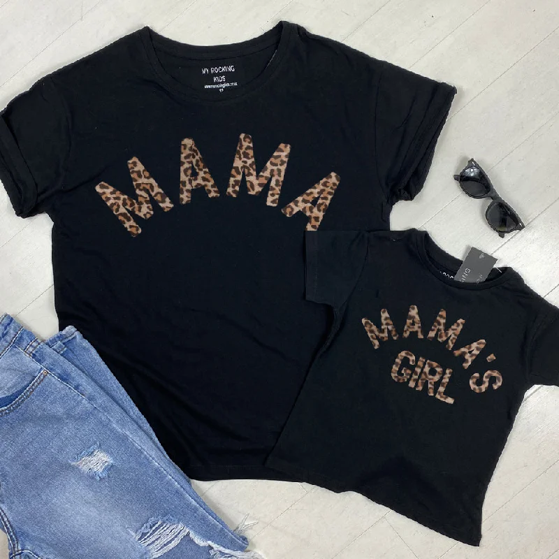 Shop Now Mama & Mama's Girl Leopard T-Shirts