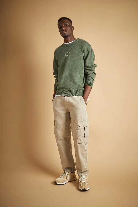 Special Promotion EMBROIDERED LOGO SWEATER