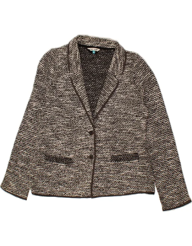 Special Price WHITE STUFF Womens 2 Button Blazer Jacket UK 12 Medium  Black Polyester