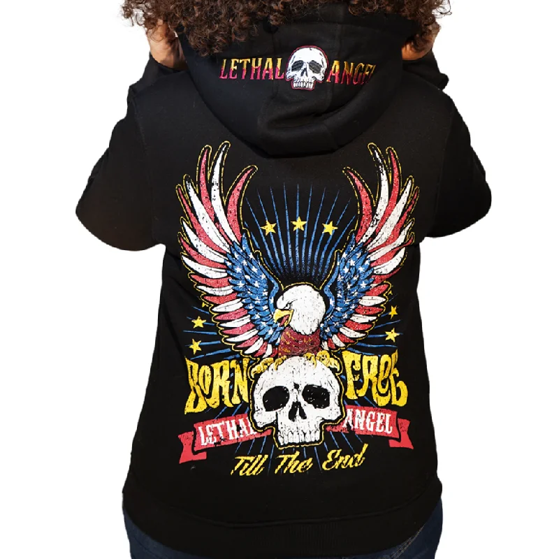 Weekend Discounts to Grab Born Free Zip Up Women's Hoodie