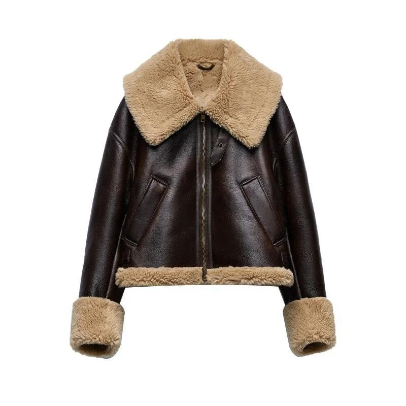 Unbeatable Prices Faux Fur Effect Cropped Coat